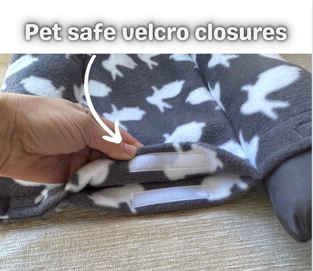 Fleece Single Snuggle Buffer Blanket (can be used with J&S Bunny Bits /  Woodhobby Bed)