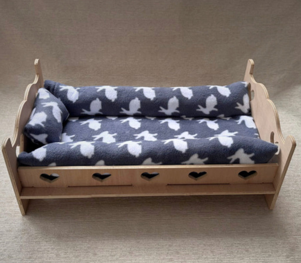 Fleece Single Snuggle Buffer Blanket (can be used with J&S Bunny Bits /  Woodhobby Bed)