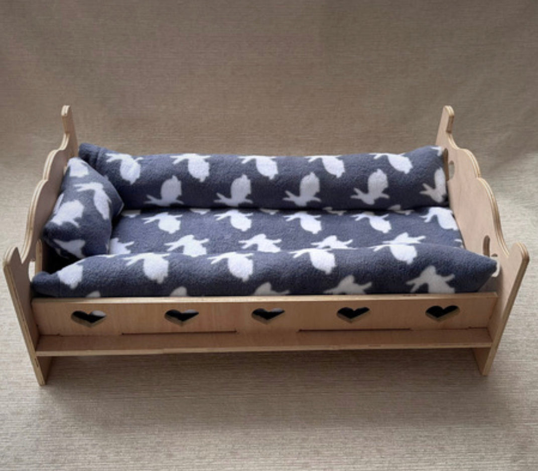 Fleece Single Snuggle Buffer Blanket (can be used with J&S Bunny Bits /  Woodhobby Bed)