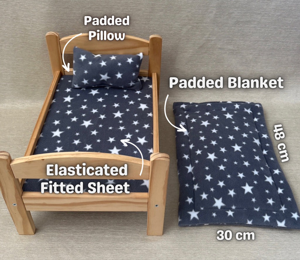 Fleece Padded Blanket Bedding Set