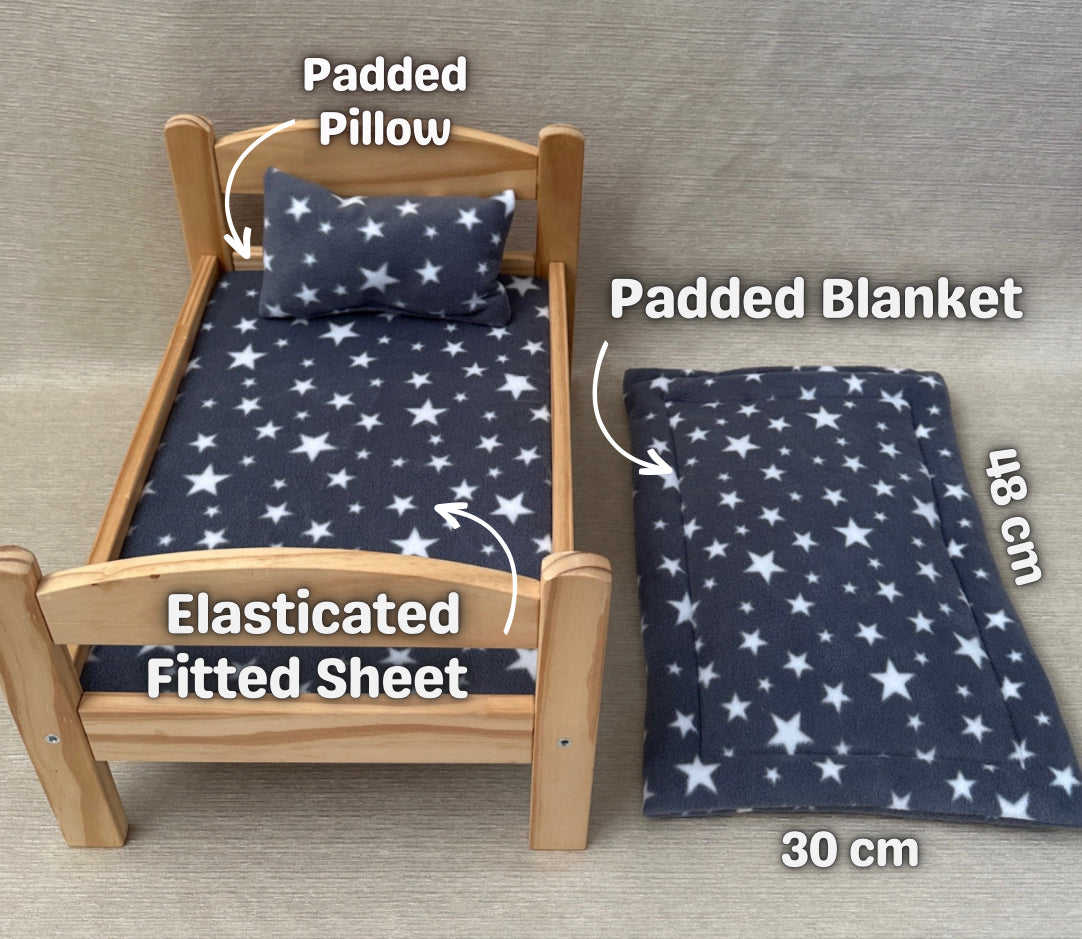 Fleece Padded Blanket Bedding Set
