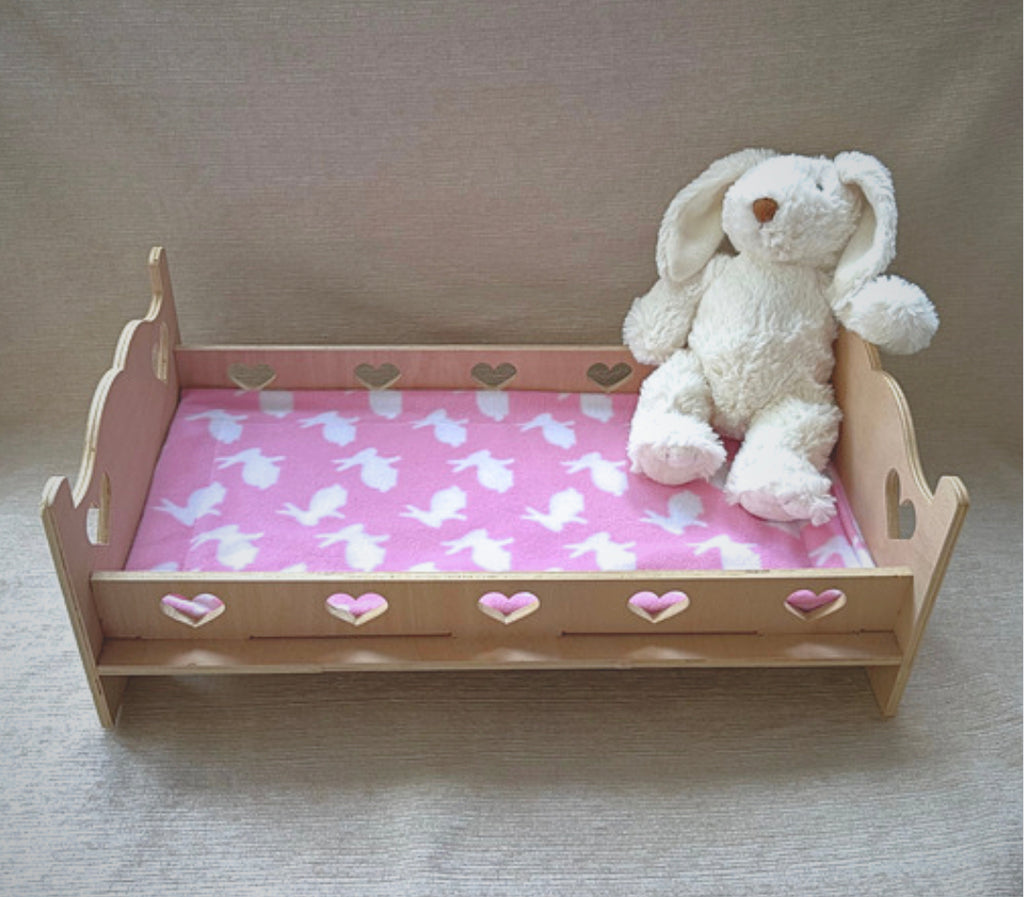 Fleece Blanket (fits J&S Bunny Bits/ Woodhobby Bed)