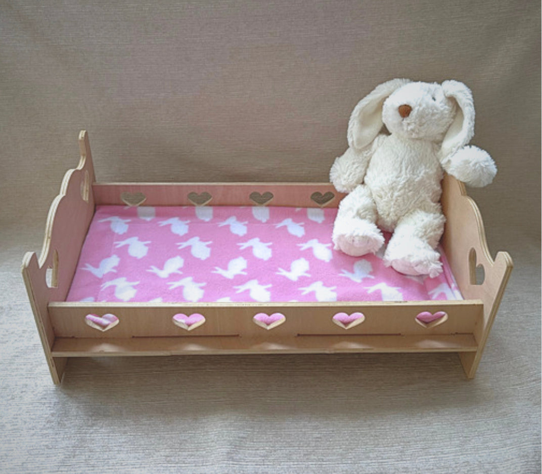 Fleece Blanket (fits J&S Bunny Bits/ Woodhobby Bed)